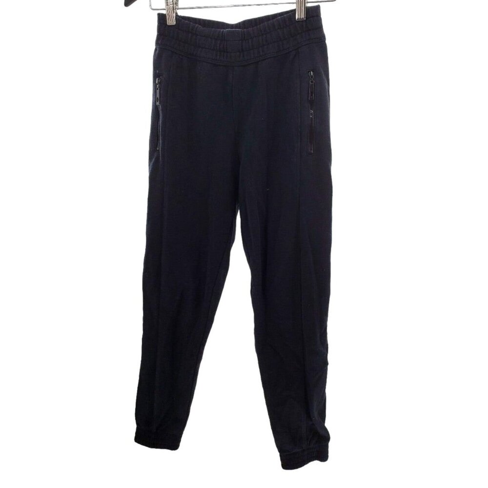 Fabletics XXS Venetia Jogger Black Athleisure Elastic Waist Active Pants Pockets - Picture 2 of 10